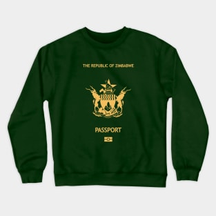 Zimbabwe passport Crewneck Sweatshirt